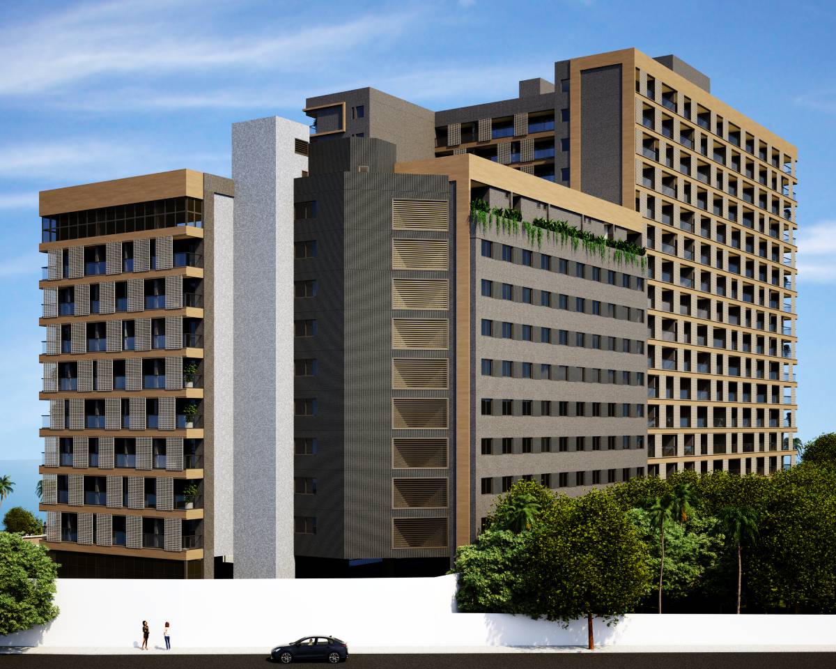 Fachada do empreendimento - House Balneário de Ondina