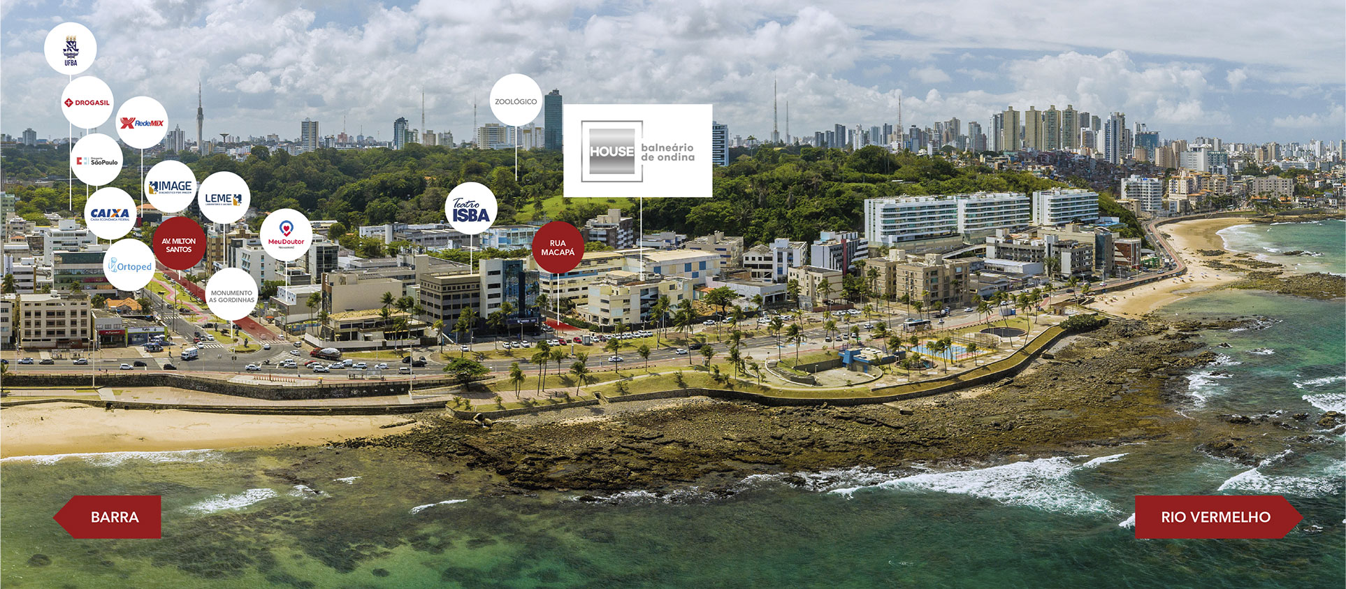 Mapa de locais próximos ao empreendimento